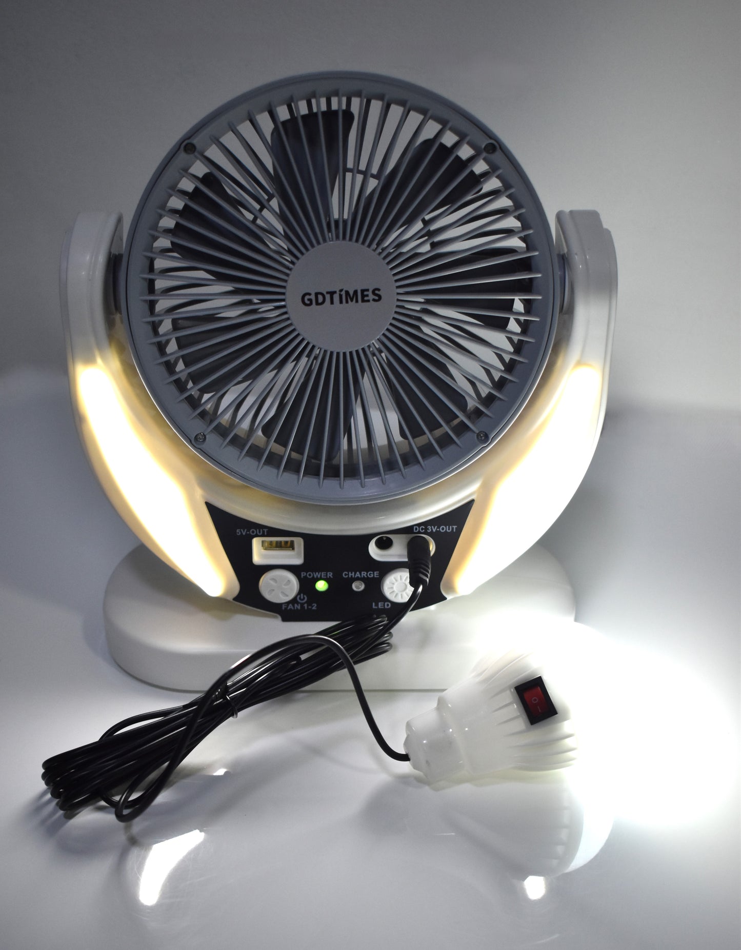Ventilador solar premium